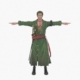 Roronoa Zoro - One piece - 3DOcean Item for Sale