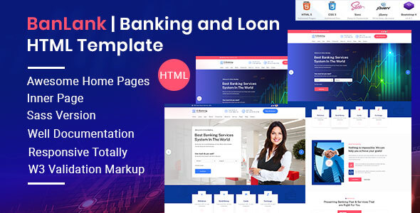 BanLank - Banking and Loan HTML Templates With RTL