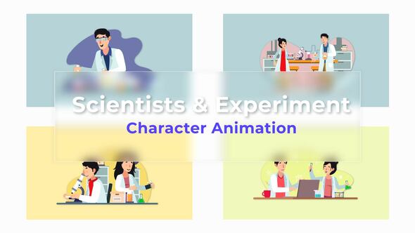 Scientists And Experiment Animated Scene Pack