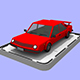 Cartoon Low Poly Sports Car - 3DOcean Item for Sale