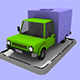 Cartoon Low Poly Truck - 3DOcean Item for Sale