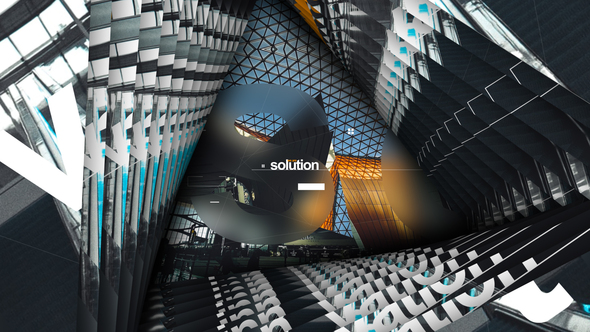 4K Layer Tunnel Logo Intro