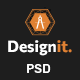 Designit - Interior Design PSD Template - ThemeForest Item for Sale