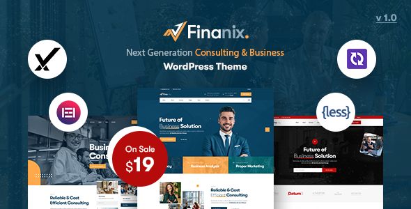 Finanix – Business Consulting WordPress Theme