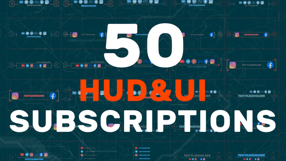 50 HUD UI Subscriptions