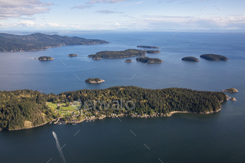 th West of Vancouver, British Columbia, Canada. Viewed from an Aerial Perspective.