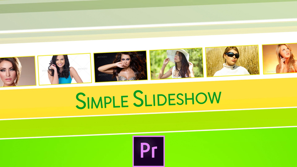 Simple Clean Slideshow - Premiere Pro