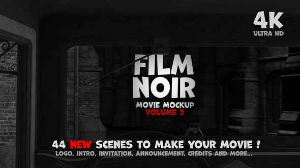 Film Noir - Movie Mockup Volume 2
