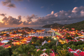 Gustavia, Saint Barthelemy skyline and harbor in the West Indies of the Caribbean - PhotoDune Item for Sale