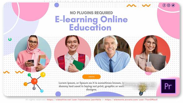 E-learning Online Education Slideshow