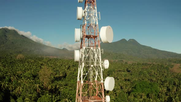 Telecommunication Tower, Communication Antenna in Asia