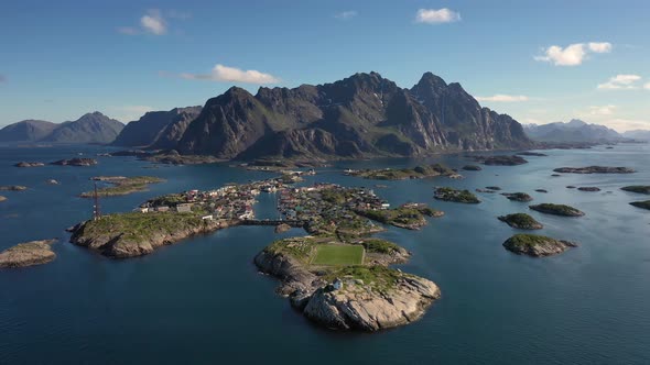 Henningsvaer Lofoten Is an Archipelago in the County of Nordland, Norway.