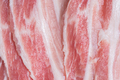 Closeup pack fresh bacon pork slices - PhotoDune Item for Sale