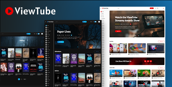 ViewTube | Video Streaming WordPress Theme