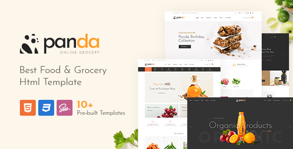 PandaStore | Food & Grocery eCommerce HTML Template
