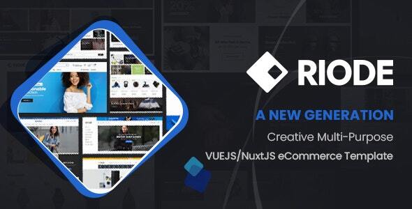 Riode - VueJS/NuxtJS eCommerce Template
