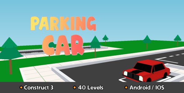 Parking Car - HTML5 Game (Construct 3)