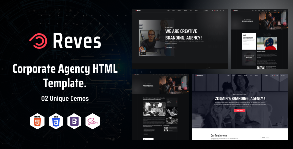 Reves - Software and Digital Agency HTML Template