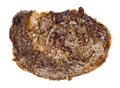 top view of roasted ribeye beef steak isolated - PhotoDune Item for Sale