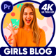 Girl's Blog Opener | MOGRT - VideoHive Item for Sale