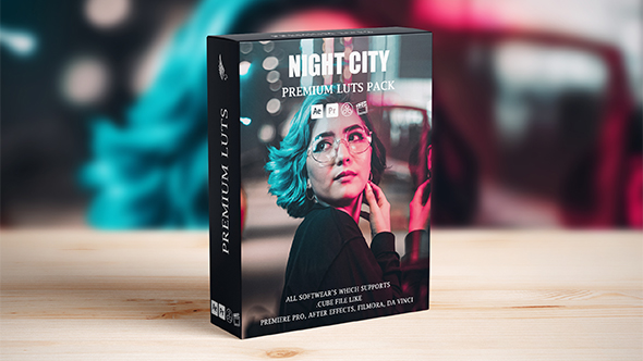 Night City Cinematic Video LUTs Pack