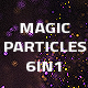 Magic Particles Loop Backgrounds 6in1 - VideoHive Item for Sale