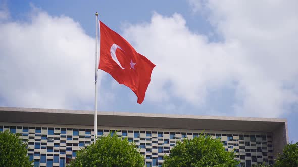 Turkish flag.