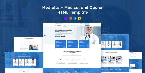 Mediplus – Medical and Doctor HTML Template + RTL