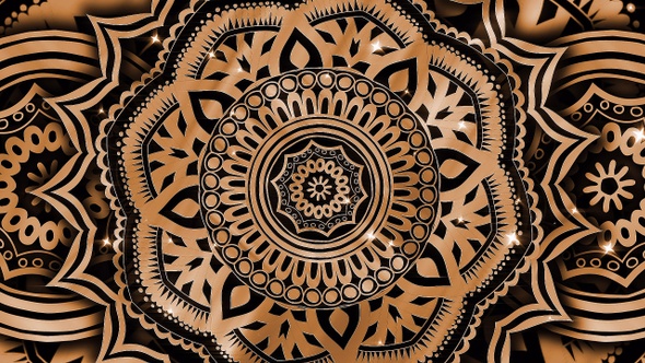 Gold Mandala Background