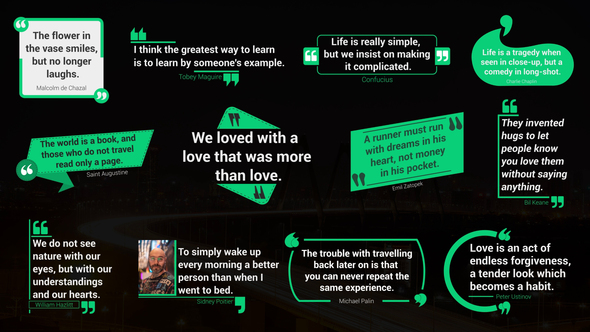 Quotes Text Titles alt