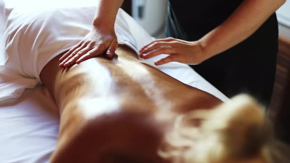 Woman at the spa