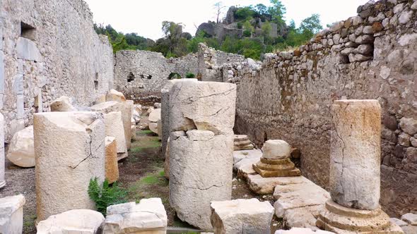 Archaeological Ruins of an Ancient Building