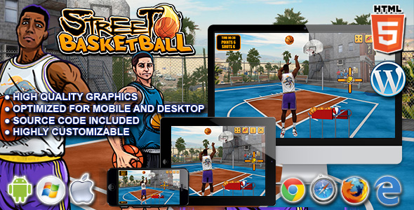 [Download] Street Basketball – HTML5 Sport Game