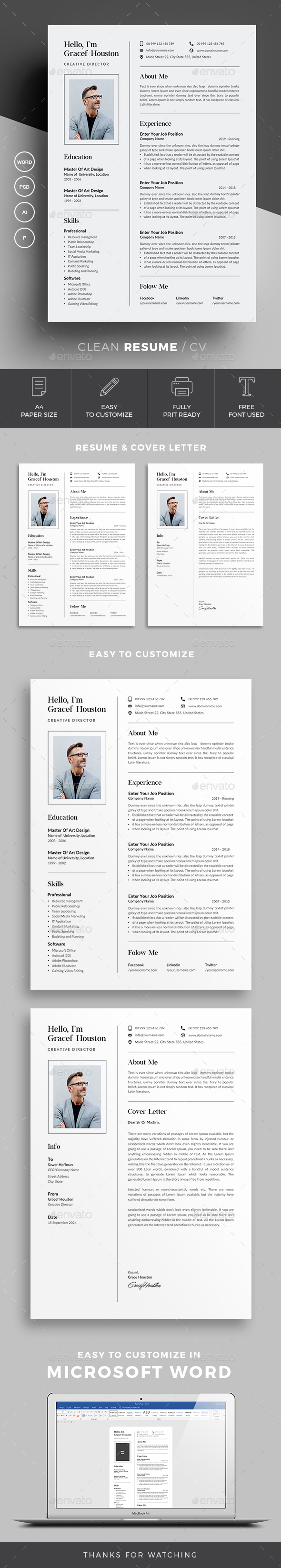 Resume Stationery and Design Templates from GraphicRiver