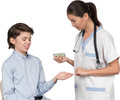 a boy and a girl in nurses uniforms looking at a piece of soap - PhotoDune Item for Sale