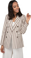 a model in a striped coat and white pants - PhotoDune Item for Sale