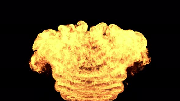 Fire Reveal In Slow Motion