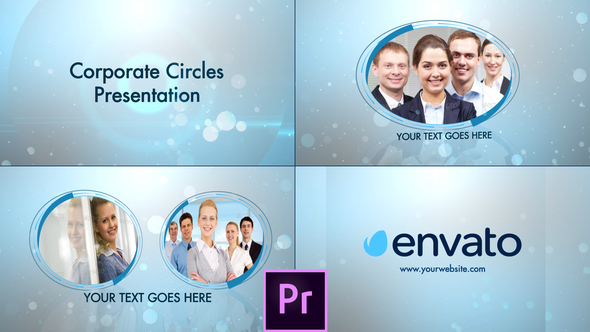 Stylish Corporate Circles Presentation - Premiere Pro