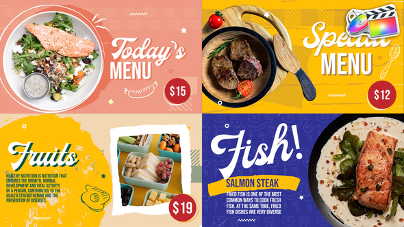 Restaurant Food Menu | FCPX alt