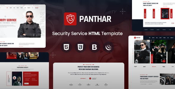 Panthar - Home Security Gaurd Service HTML Template