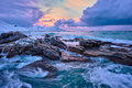 Norwegian Sea waves on rocky coast of Lofoten islands, Norway - PhotoDune Item for Sale