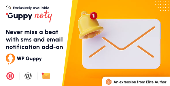 [Download] Guppy Noty –  SMS and Email Notifications Extension for WP Guppy Pro
