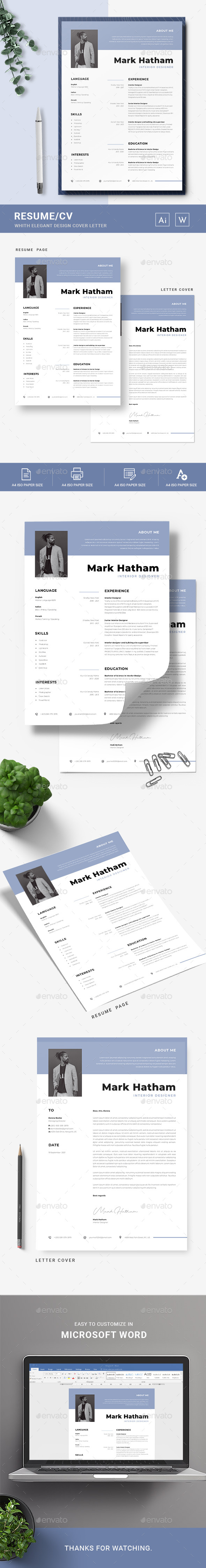 Resume Templates from GraphicRiver