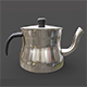 Steel Teapot - Realistic 3D Lowpoly Model - 3DOcean Item for Sale