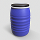 Plastic Barrel - Realistic 3D Lowpoly Model - 3DOcean Item for Sale