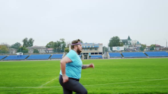 Cardio Workout Time for a Charismatic Obese Man