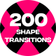 200+ Shape Transitions - VideoHive Item for Sale
