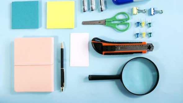 Office stationery and equipments
