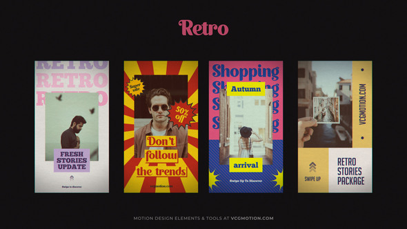 Retro Vertical Promo