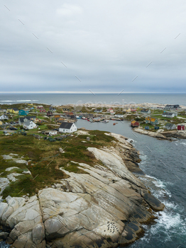 the Atlantic Ocean. Taken in Peggy Cove, near Halifax, Nova Scotia, Canada.